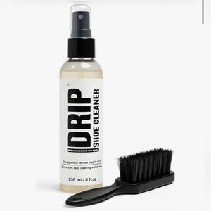 DRIP - ALL PURPOSE SHOE CLEANER 8 Oz. BOTTLE & BRUSH KIT - NEW